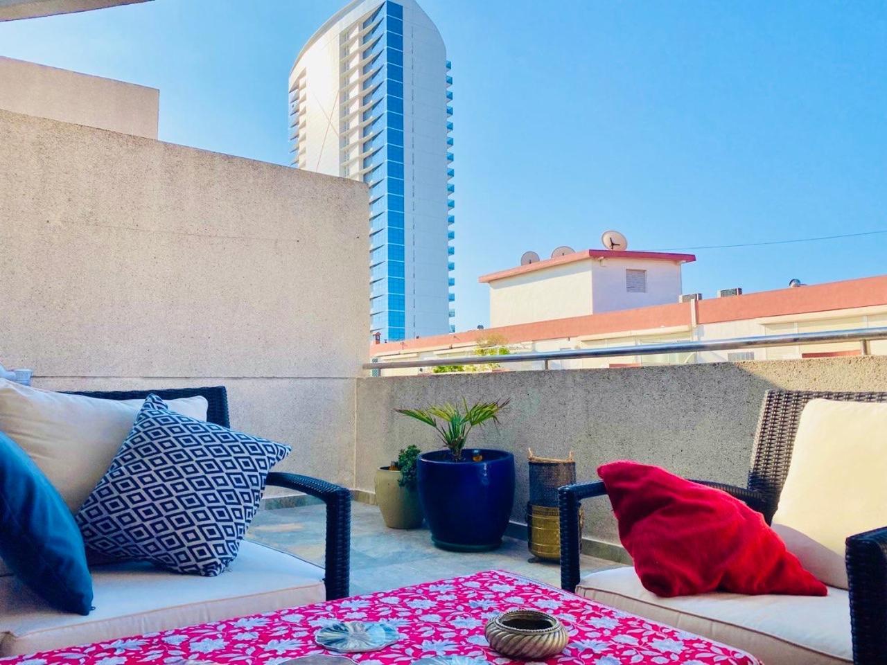 Sky Apartment Planta Ultima, Gran Terraza En Techo, 5 Minutos De La Playa Calp Exterior foto